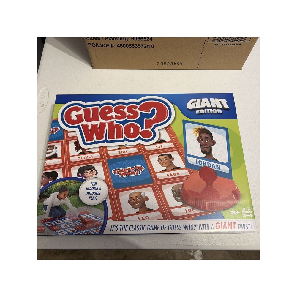 Guess Who Giant Edition Board Game Hasbro Extra Large Indoor Outdoor Game